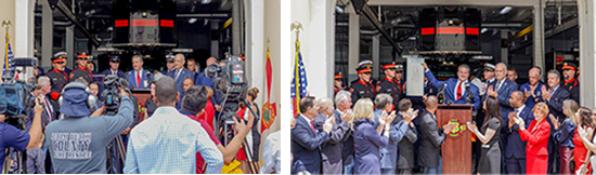 Patronis with signed bill