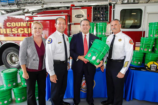 Patronis with Firefighter Kits