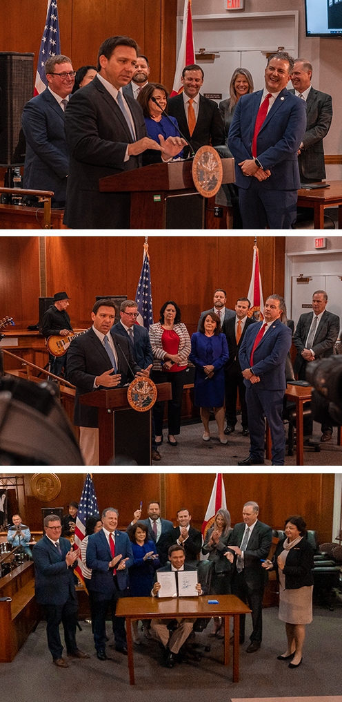 Patronis at bill signing