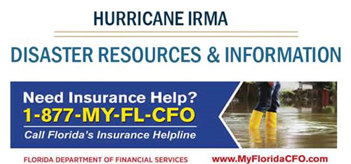 HURRICANE IRMA DISASTER RESOURCES & INFORMATION