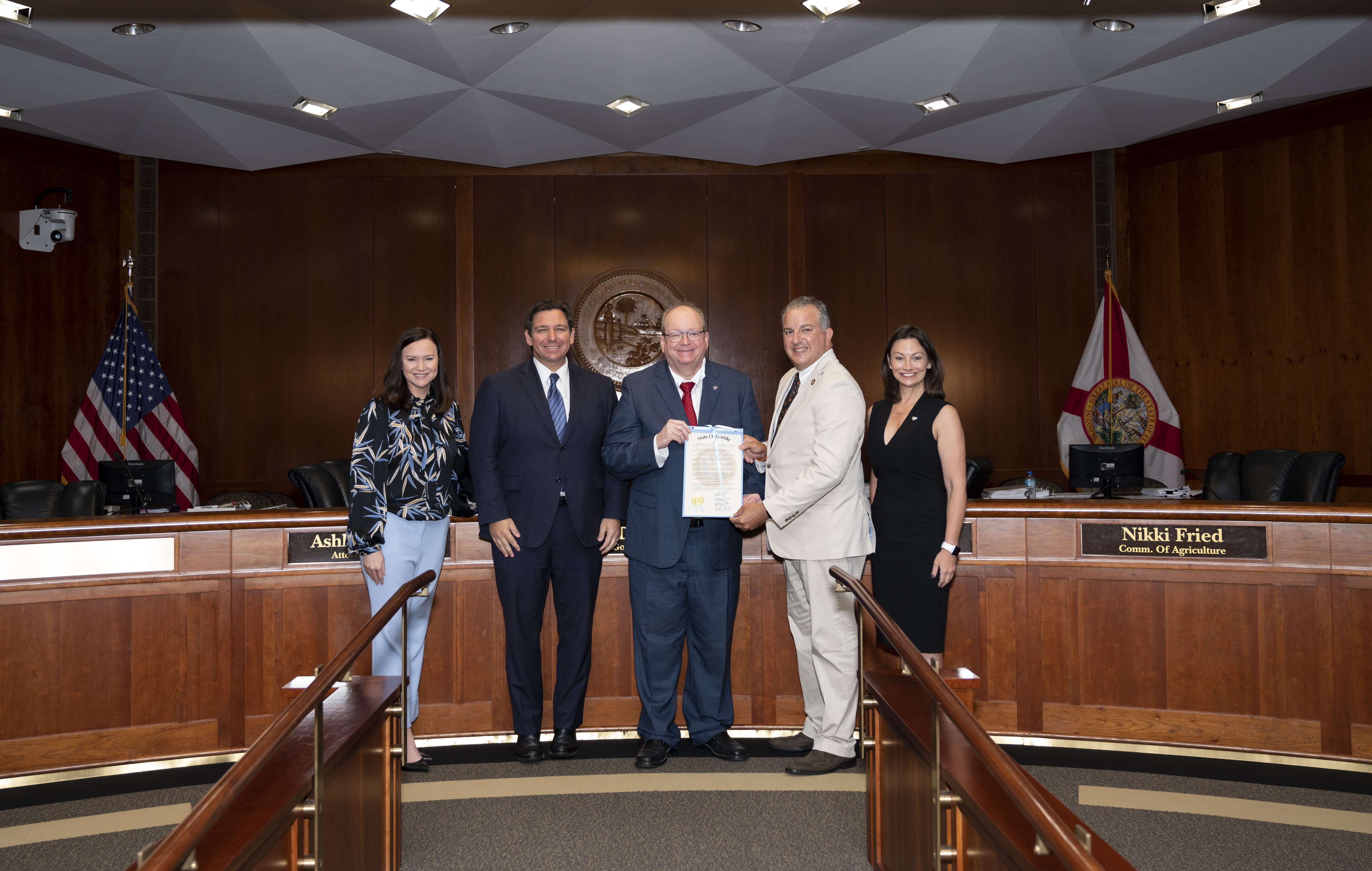 Jimmy Patronis presented a resolution celebrating the 60th anniversary of the NASA Kennedy Space Center