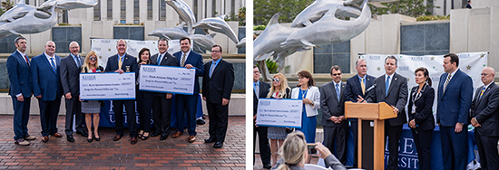 Patronis with check from Kaiser University