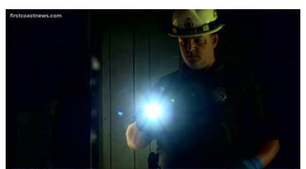 Stock photo of arson investigator