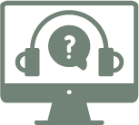 Customer Service Icon in Green