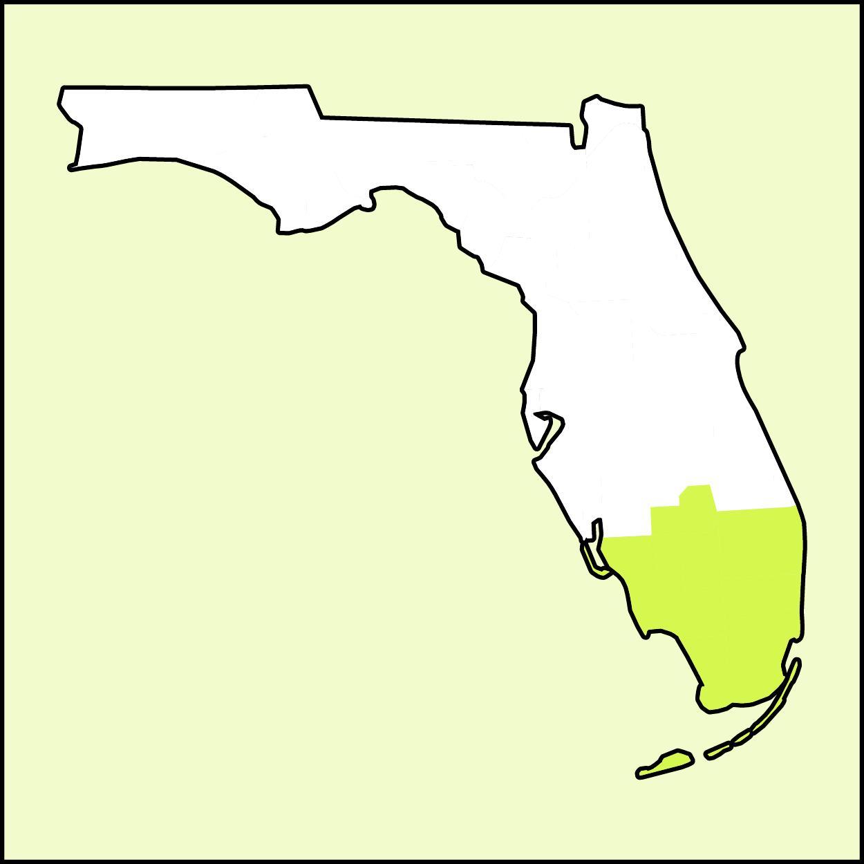 el Sur de la Florida