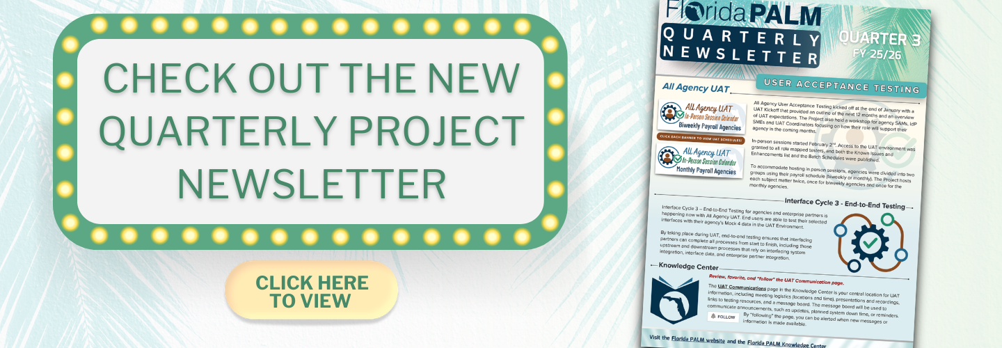 Quarterly Project Newsletter