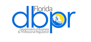 DBPR Logo Department of Business & Professional Regulation Logo