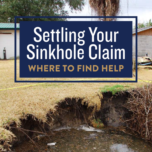 Settling Your Sinkhole Claim Guide