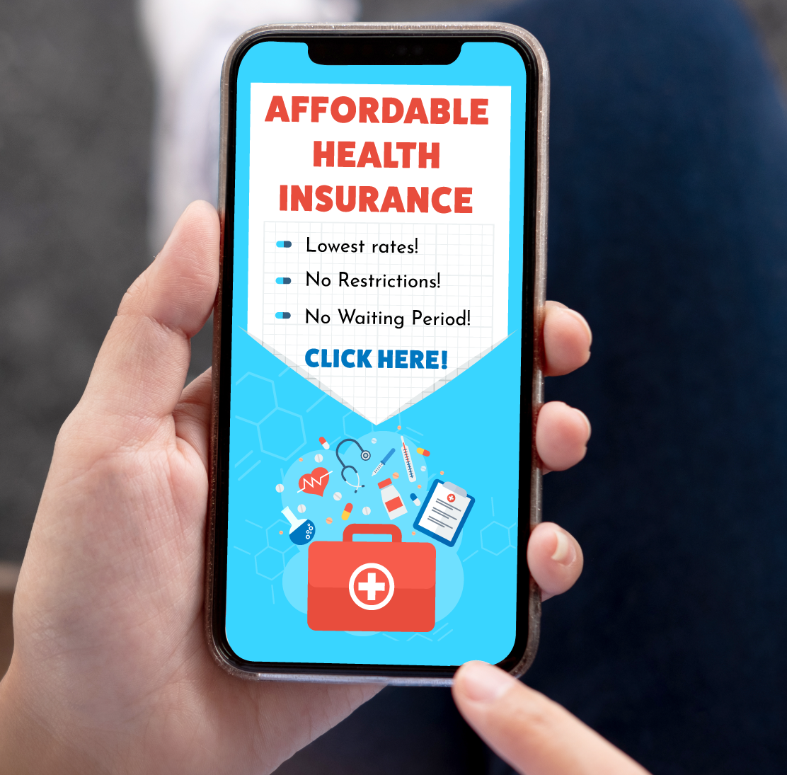 Low-Price Health Insurance Low-Price Health Insurance Online Ad Example