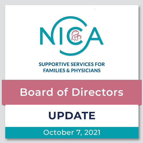 NICA Board of Directors Update Email - 10/7/2021