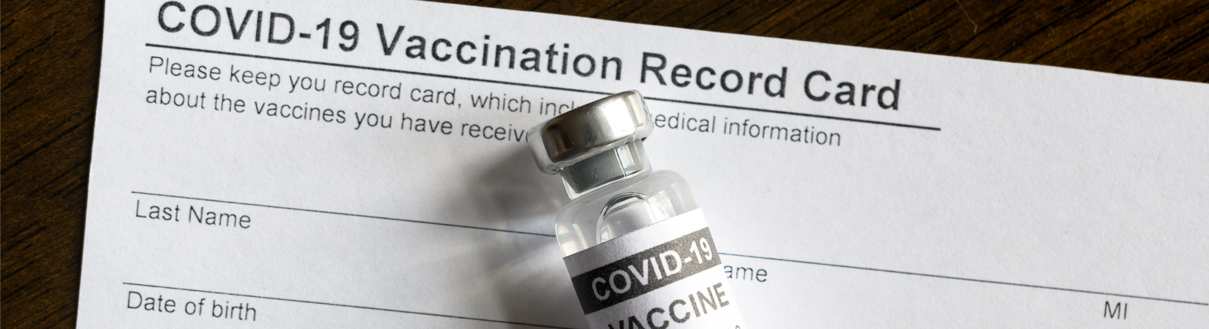 Tarjeta de Registro de Vacunación contra el COVID-19