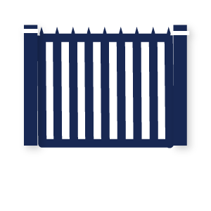 Gated entrance icon