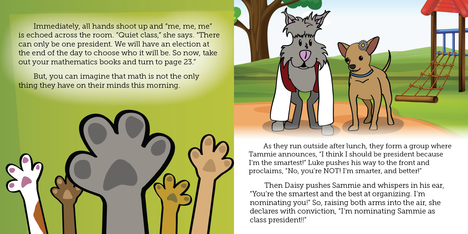 Slide 4 of the Sammie and the Pumpkin Patch E-book