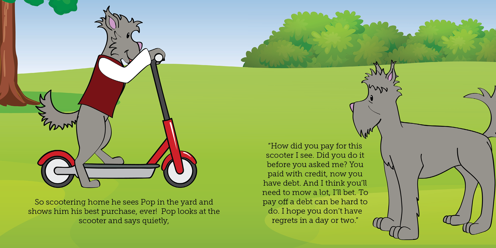 Slide 10of the A Scooter for Sammie E-book
