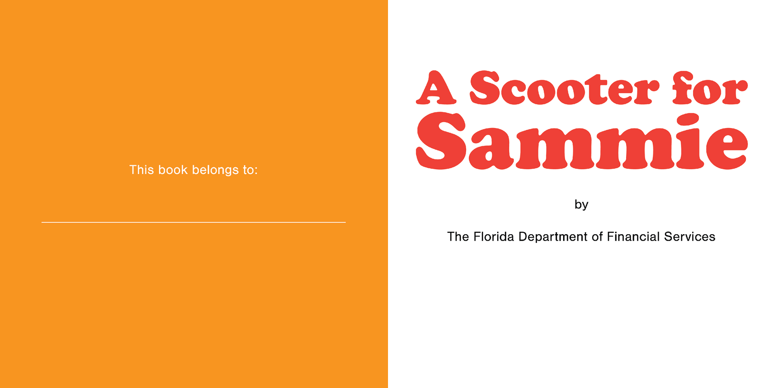 Slide 2of the A Scooter for Sammie E-book