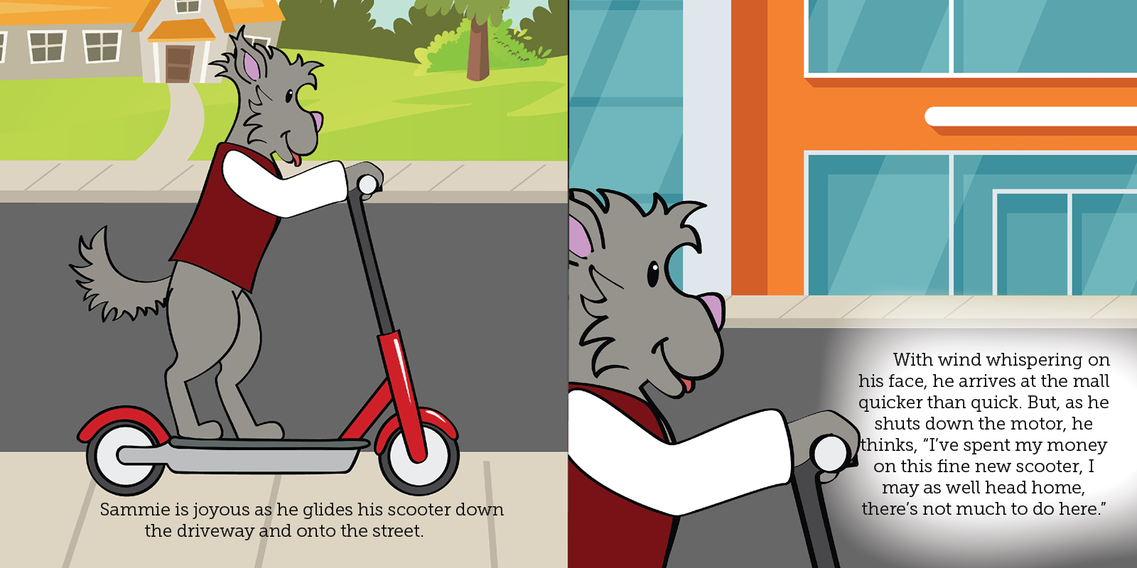 Slide 9of the A Scooter for Sammie E-book