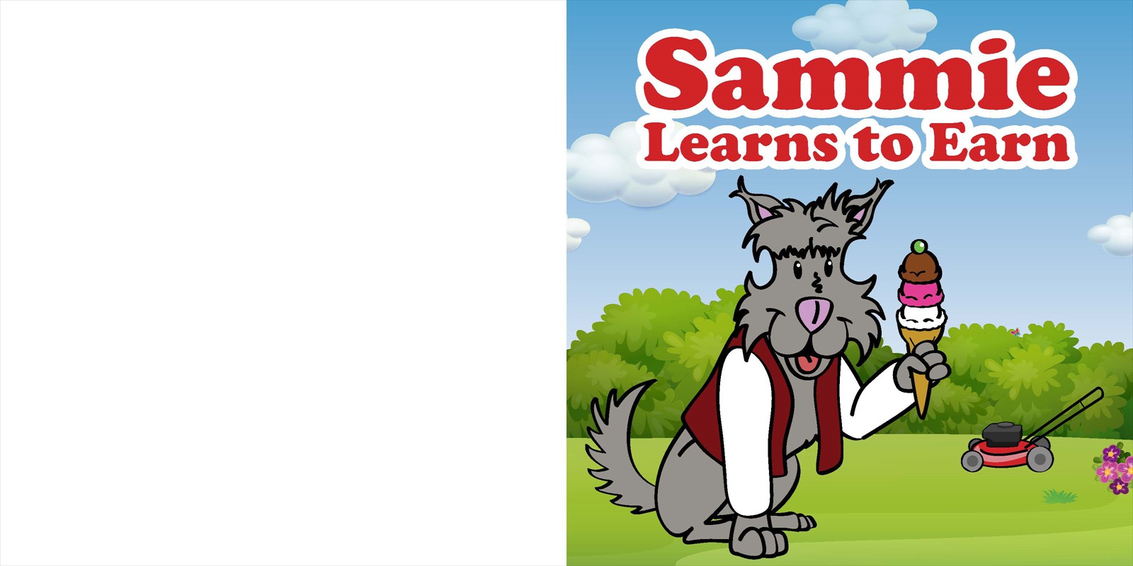 Slide 01 of the Sammie Learns to Earn Book