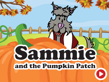 Sammie and The Pumpkin Patch Title Card