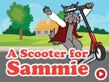 A Scooter for Sammie Title Card
