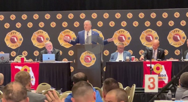 CFO Patronis Addresses Florida Professional Firefighters Convention