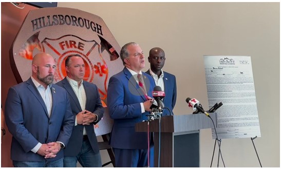 CFO Speaking at Hillsborough Fire Department