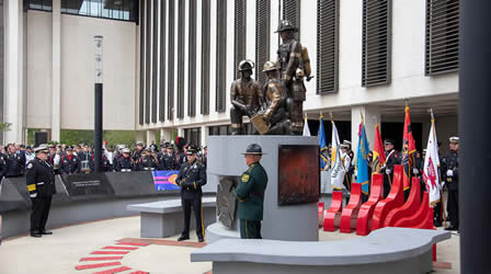 Ceremonia de Conmemoración al Bombero Caído, abril de 2019