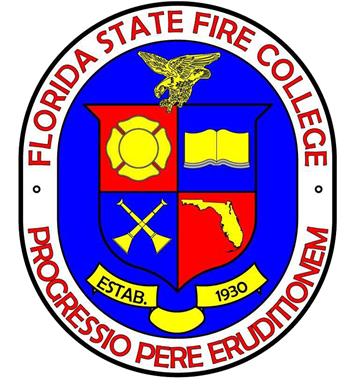 Sello de la Escuela de Bomberos del Estado de la Florida
