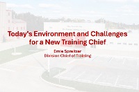 Picture of training chief slide