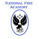 Título de la academia nacional contra incendios y logo de hotfoot